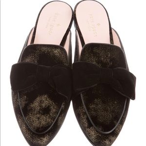 Kate Spade velvet mules....